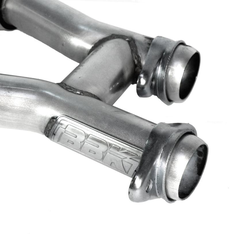 BBK 79-93 Mustang 5.0 Short Mid H Pipe With Catalytic Converters 2-1/2 For BBK Long Tube Headers BBK