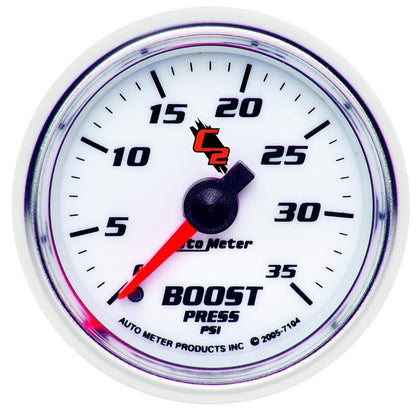 Autometer C2 52mm 0-35 PSI Mechanical Boost Gauge 7104