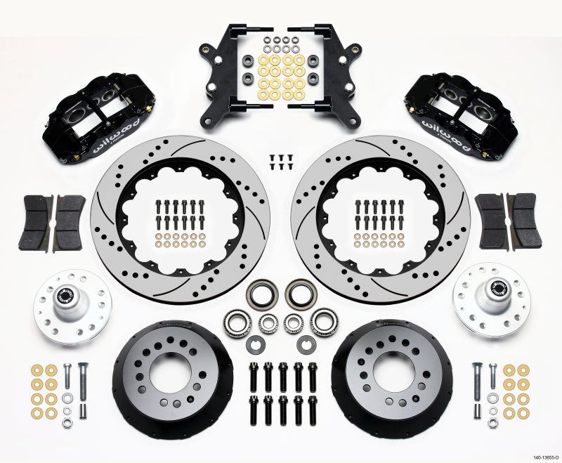 Wilwood Narrow Superlite 6R Front Hub Kit 14.00in Drilled 60-68 Ford / Mercury Full Size / Galaxie Wilwood