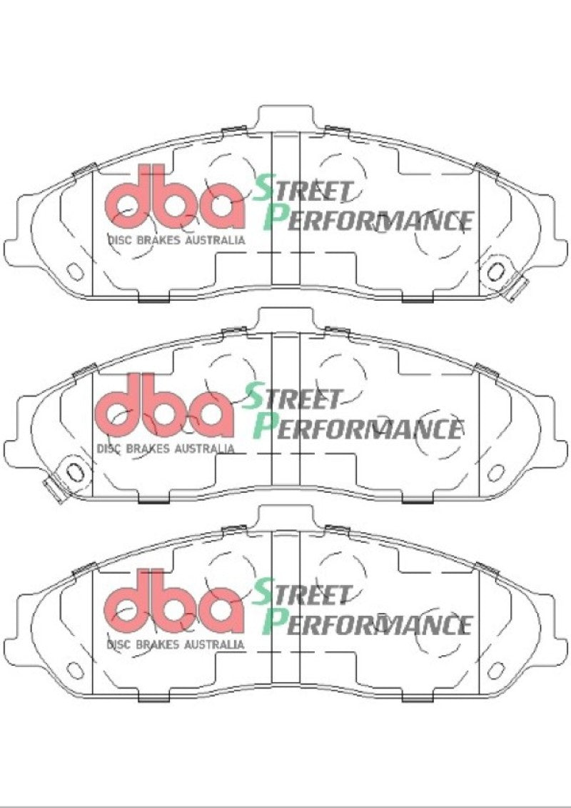 DBA Street Performance Front Brake Pads - DB7599SP DBA