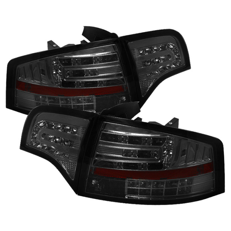 Spyder Audi A4 4Dr 06-08 LED Tail Lights Smoke ALT-YD-AA406-G2-LED-SM - eliteracefab.com