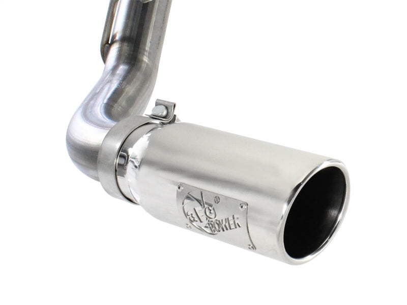 aFe MACHForce XP Exh CB,Stainless steel GM Silverado/Sierra 1500 2014 V*-5.3/6.2L Polished tip - eliteracefab.com