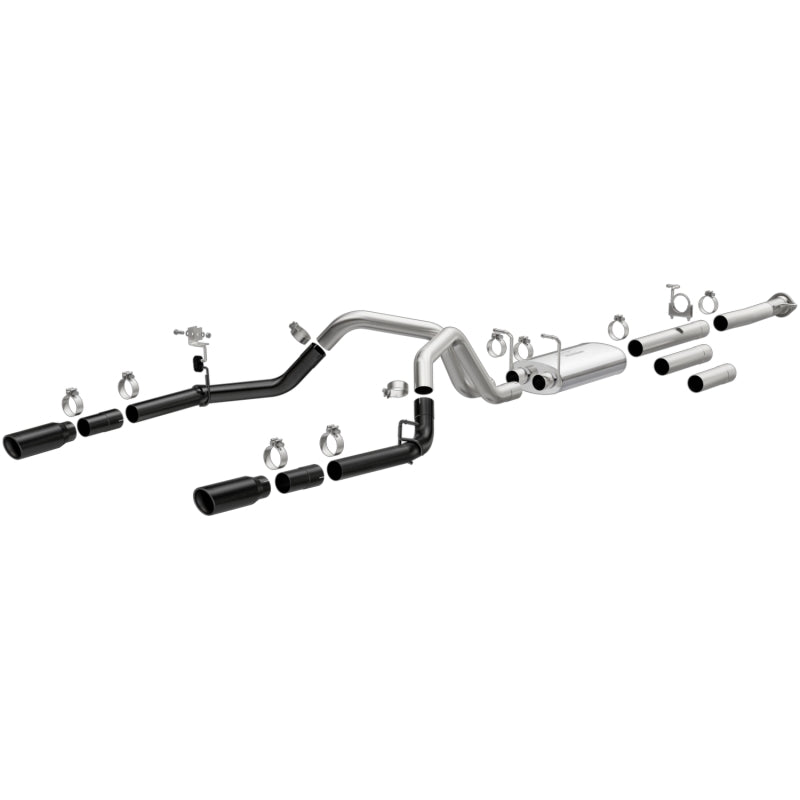 MagnaFlow 11-19 Chevrolet Silverado 2500/3500 HD V8-6.0L Dual Split Cat-Back Exhaust w/Black Tips Magnaflow