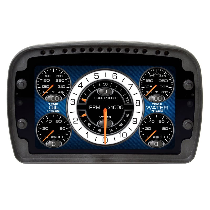 Autometer Racing Instrument Display Color LCD Including Shift and Alarm Lights Datalogging CD7 6021
