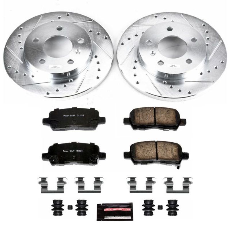 Power Stop 05-09 Buick Allure Rear Z23 Evolution Sport Brake Kit - eliteracefab.com