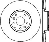 StopTech Power Slot 2003+ Mazda RX8 Slotted CRYO Right Front Rotor - SPORT SUSPENSION ONLY