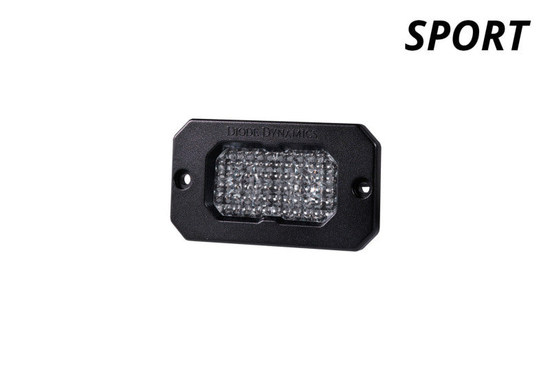 Diode Dynamics Stage Series 2 In LED Pod Sport - White Flood Flush WBL Each