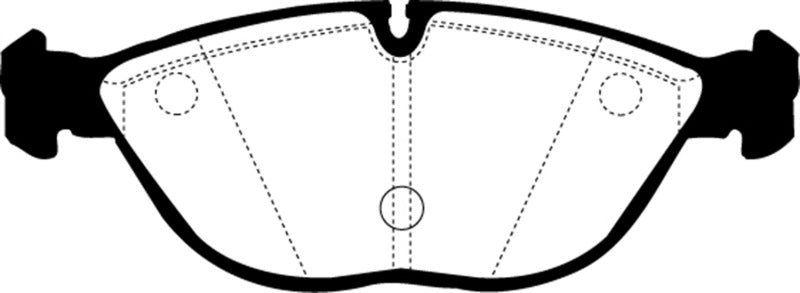 EBC 04-06 Audi TT Quattro 3.2 Redstuff Front Brake Pads - eliteracefab.com