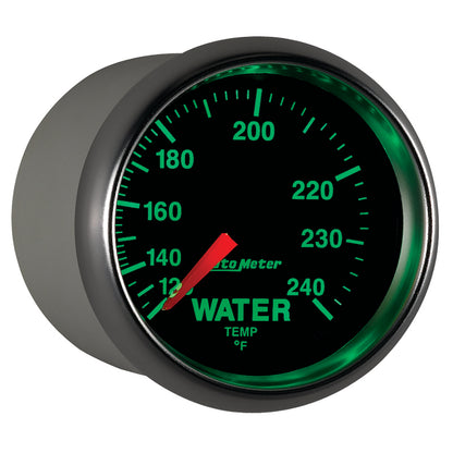 Autometer GS 52mm 120-240 Deg F Mechanical Water Temperature Gauge 3832