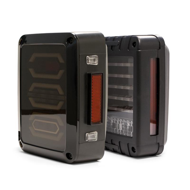 DV8 Offroad 07-18 Jeep Wrangler JK Horizontal LED Tail Light - eliteracefab.com