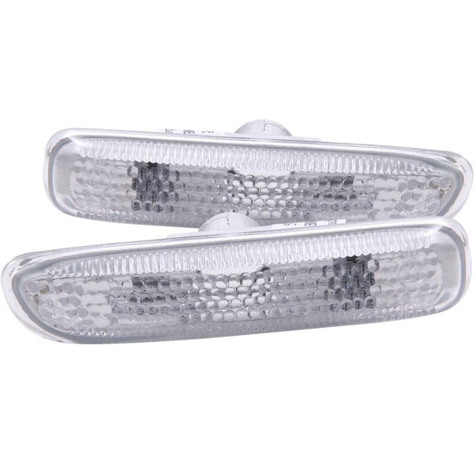 ANZO USA Bmw 3 Series Side Marker Lights Clear; 1999-2001 - eliteracefab.com