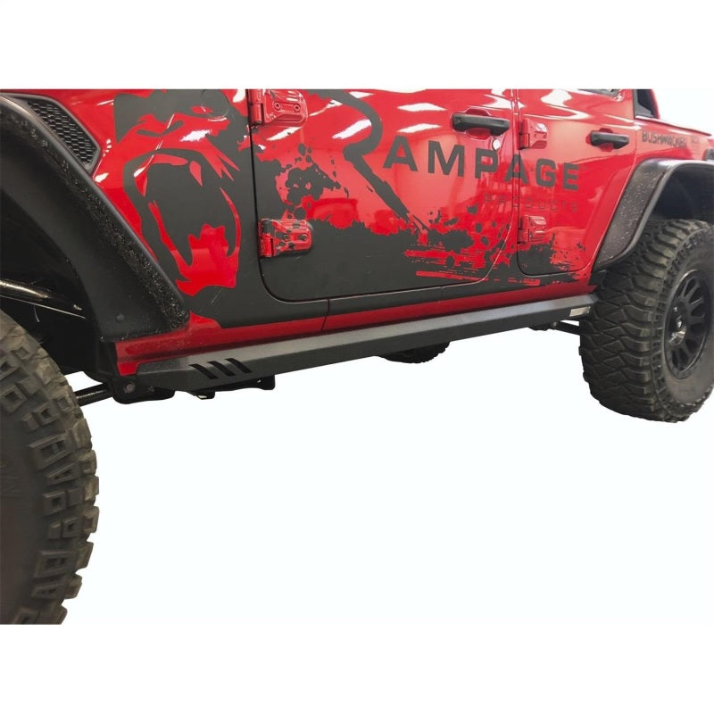 Rampage 2018-2019 Jeep Wrangler(JL) Unlimited Sport 4-Door Rock Rail - Black - eliteracefab.com