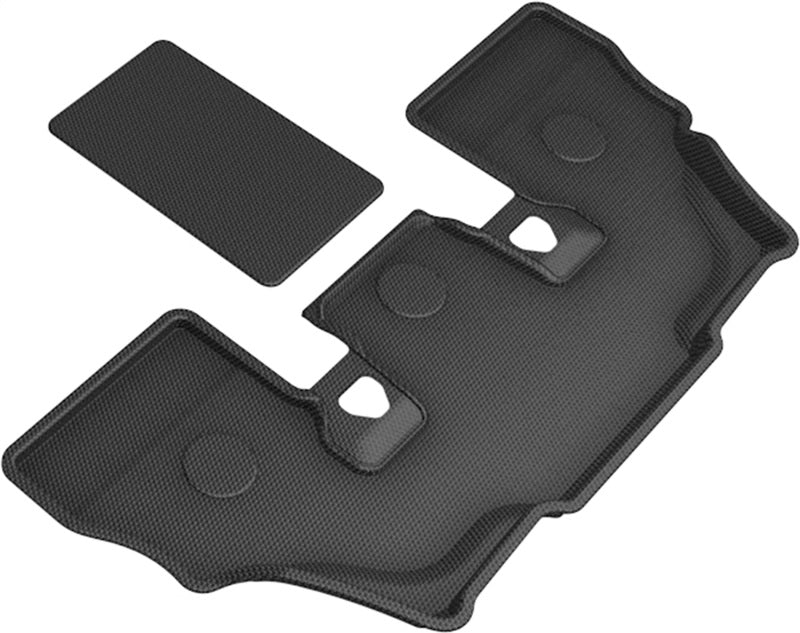 MAXpider 19 L1BM10531509-22 BMW X7 (G07) Kagu 3rd Row Floormats - Black 3D MAXpider