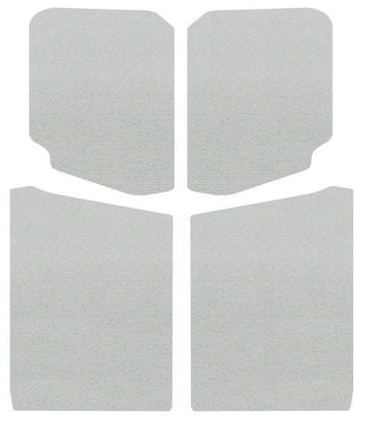 DEI 18-23 Jeep Wrangler JL 2-Door Boom Mat Headliner - 5 Piece - White DEI