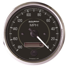 Load image into Gallery viewer, Autometer Cobra 4 inch 180 MPH In-Dash Electronic Programable Reverse Sweep Speedometer