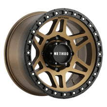 Load image into Gallery viewer, Method MR312 18x9 +18mm Offset 8x6.5 130.81mm CB Method Bronze/Black Street Loc Wheel - eliteracefab.com