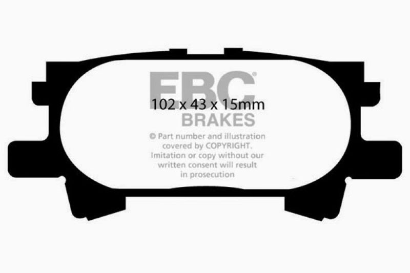 EBC GreenStuff Rear Brake Pads - DP61682 EBC