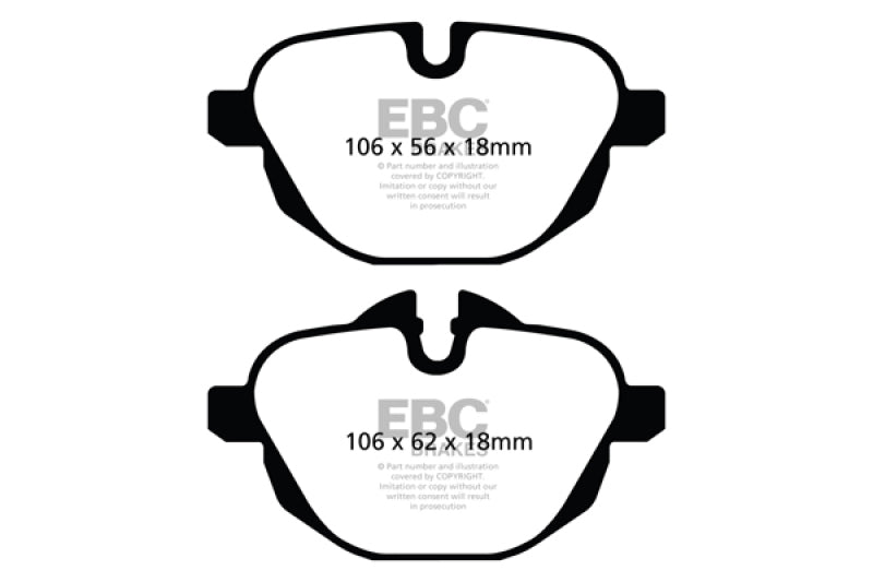 EBC GreenStuff Rear Brake Pads - DP22047