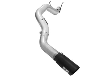 aFe Atlas 5in DPF-Back Aluminized Steel Exh Dodge RAM Diesel 13-14 L6-6.7L Mega Cab w/ Black Tip aFe