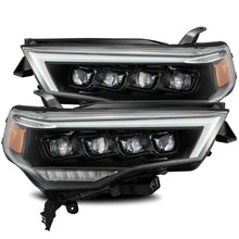 Load image into Gallery viewer, AlphaRex 2019+ Ford Ranger PRO-Series Proj Headlights Plank Style Alpha Black w/Seq Signal/DRL - eliteracefab.com