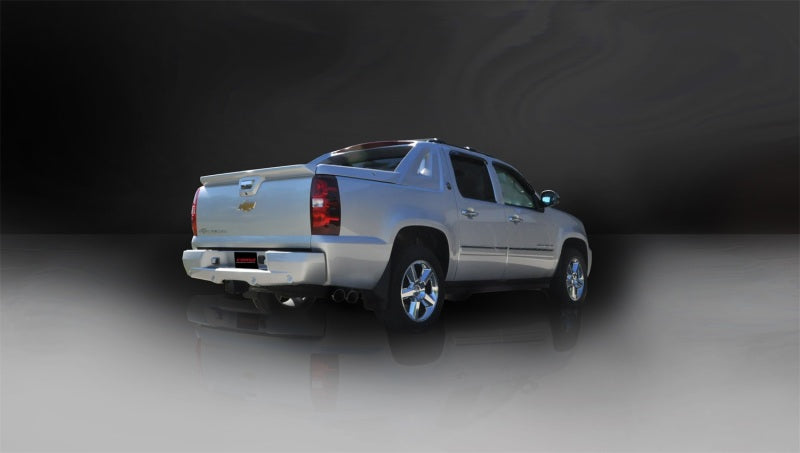 Corsa 09-13 Chevrolet Suburban 1500 5.3L V8 Black Sport Cat-Back Exhaust CORSA Performance