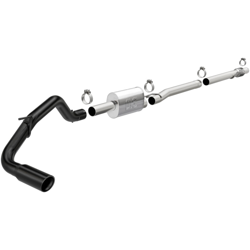 MagnaFlow 2019 Ford Ranger 2.3L Black Coated Stainless Steel Cat-Back Exhaust - eliteracefab.com