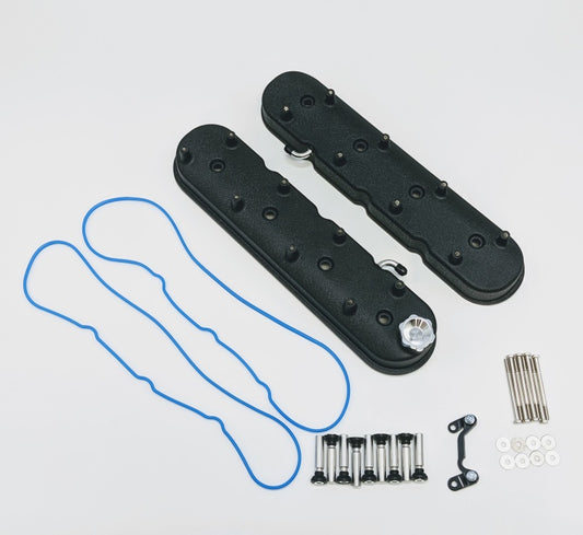 Granatelli 1996-2022 GM LS Black Valve Cover - Part 640362