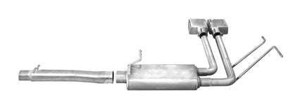 Gibson 14-18 Chevrolet Silverado 1500 LTZ 6.2L 2.5in Cat-Back Super Truck Exhaust - Stainless Gibson