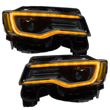 Load image into Gallery viewer, Oracle 14-21 Jeep Grand Cherokee Dynamic Headlight DRL Upgrade Kit - ColorSHIFT - Dynamic - eliteracefab.com