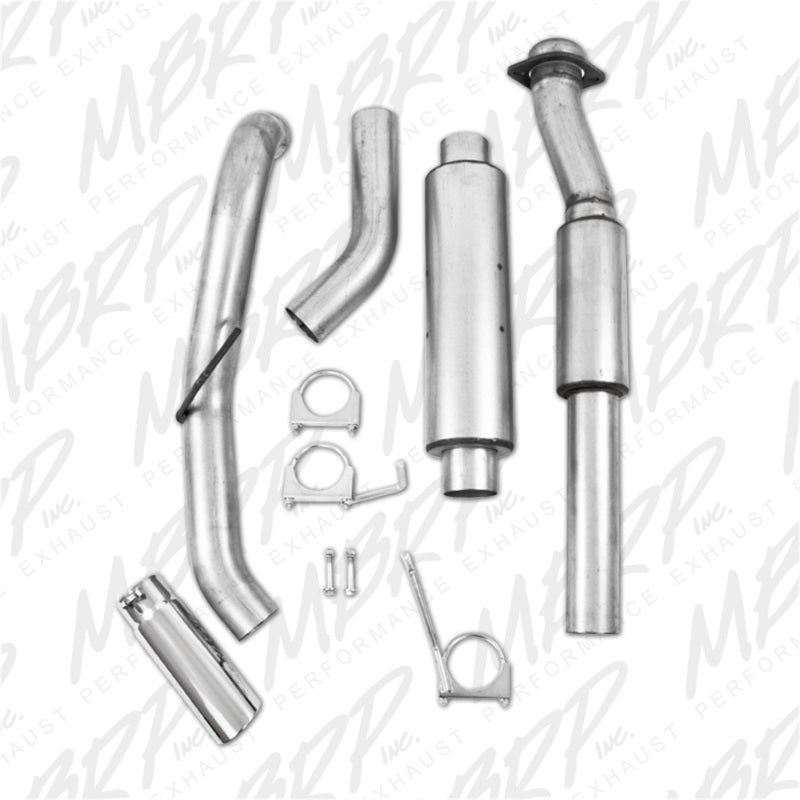 MBRP 11-12 Ford F150 SVT Raptor 6.2L EC-SB/CC-SB 3.5in Cat Back Single Exit Alum Exhaust System - eliteracefab.com