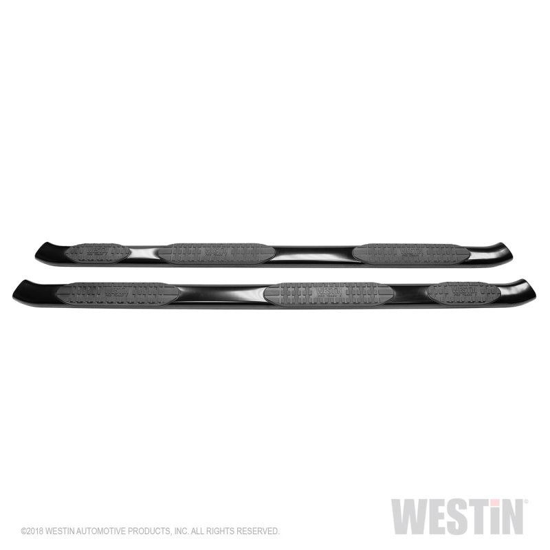 Westin 2017-2018 Ford F-250/350 Crew Cab (6.75ft Bed) PRO TRAXX 5 WTW Oval Nerf Step Bars - Black