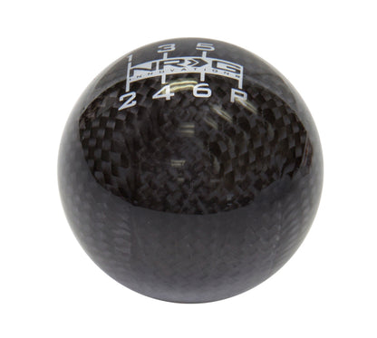 NRG Ball Style Shift Knob For Honda - Heavy Weight 480G / 1.1Lbs. - Black Carbon Fiber - SK-300BC-2-W