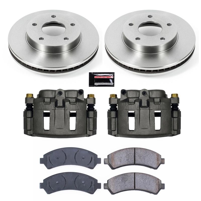 Power Stop 97-05 Chevrolet Blazer Front Autospecialty Brake Kit w/Calipers - eliteracefab.com