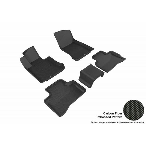 3D MAXpider 2016-2020 Mercedes-Benz GLC-Class X205 Kagu 1st Row Floormat - Black - eliteracefab.com