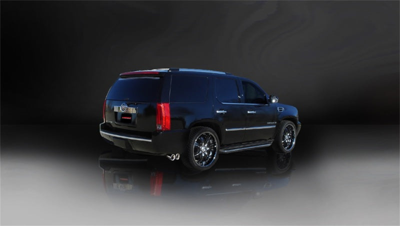 Corsa 07-10 Cadillac Escalade 6.2L V8 Polished Sport Cat-Back Exhaust - eliteracefab.com