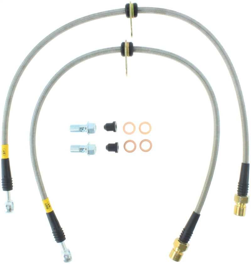 STOPTECH 10+ CAMARO SS V8 STAINLESS STEEL REAR BRAKE LINES, 950.62509 - eliteracefab.com