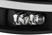 Load image into Gallery viewer, AlphaRex 07-13 Chevy 1500HD NOVA LED Proj Headlights Plank Style Matte Blk w/Activ Light/Seq Signal - eliteracefab.com