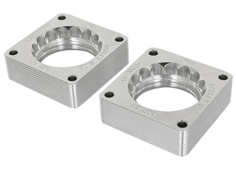 aFe Silver Bullet Throttle Body Spacer 09-18 Nissan 370Z V6-3.7L (VQ37VHR) - eliteracefab.com