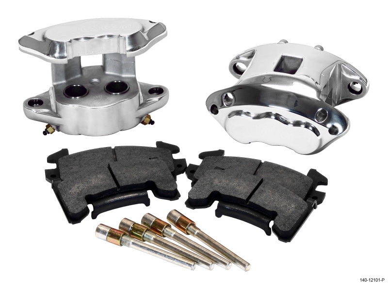 Wilwood D154 Rear Caliper Kit -Polished 1.12 / 1.12in Piston 1.04in Rotor Wilwood