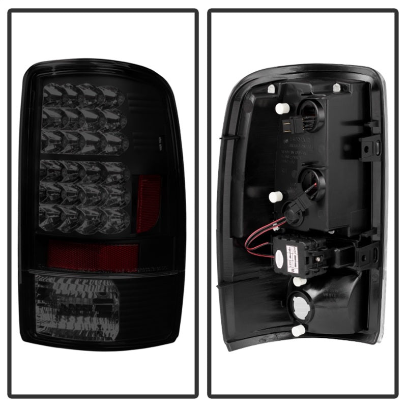 Spyder Chevy Suburban/Tahoe 1500/2500 00-06 LED Tail Lights Black Smoke ALT-YD-CD00-LED-BSM - eliteracefab.com