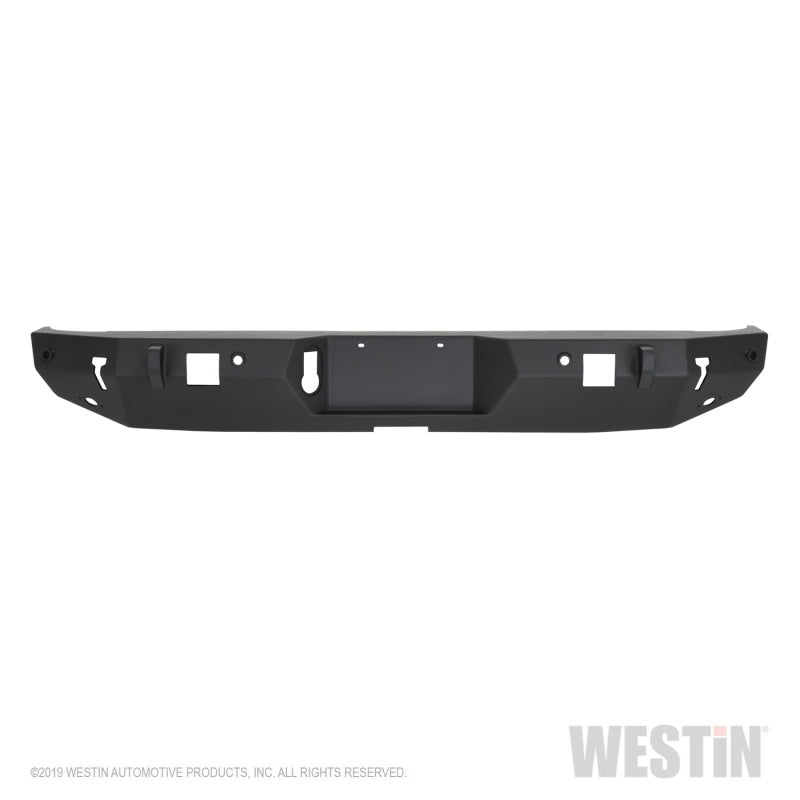 Westin 2020 Jeep Gladiator w/Sensors WJ2 Rear Bumper w/Sensor - Textured Black Westin