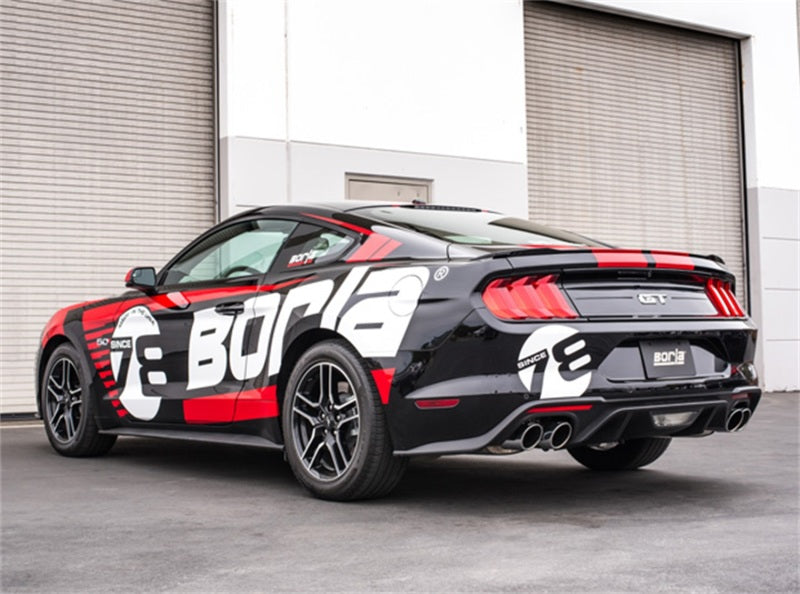 Borla 2018 Ford Mustang GT 5.0L AT/MT 3in S-Type Catback Exhaust w/ Valves - eliteracefab.com