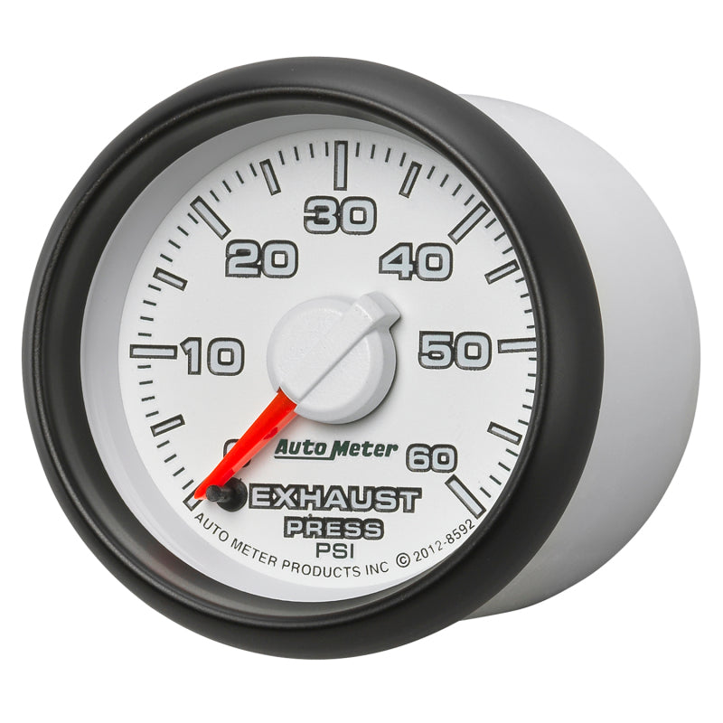 AutoMeter Gauge Exhaust Press. 2-1/16in. 60PSI Stepper Motor Ram Gen 3 Factory Match 8592