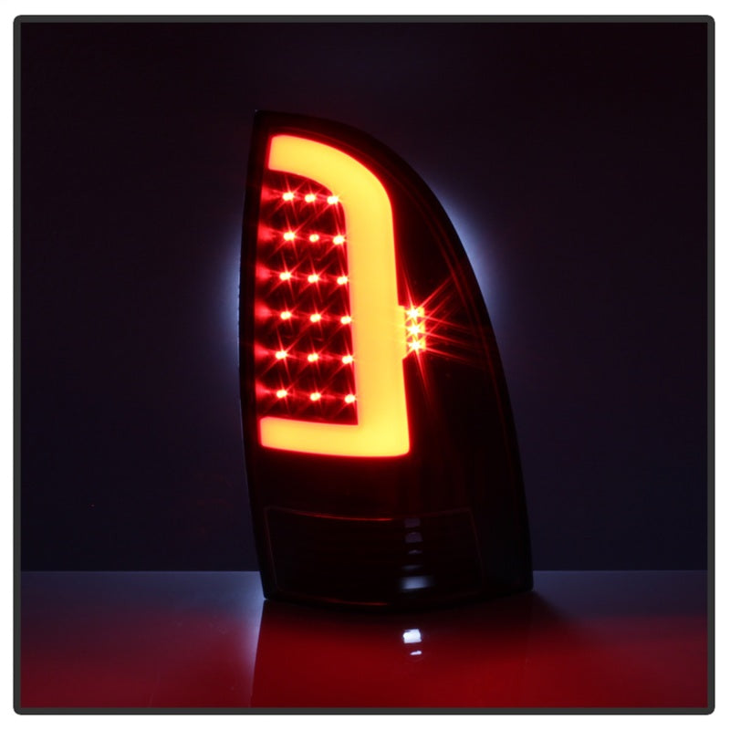 xTune Toyota Tacoma 05-15 Tail Lights - Light Bar LED - Black ALT-ON-TT05-LBLED-BK - eliteracefab.com