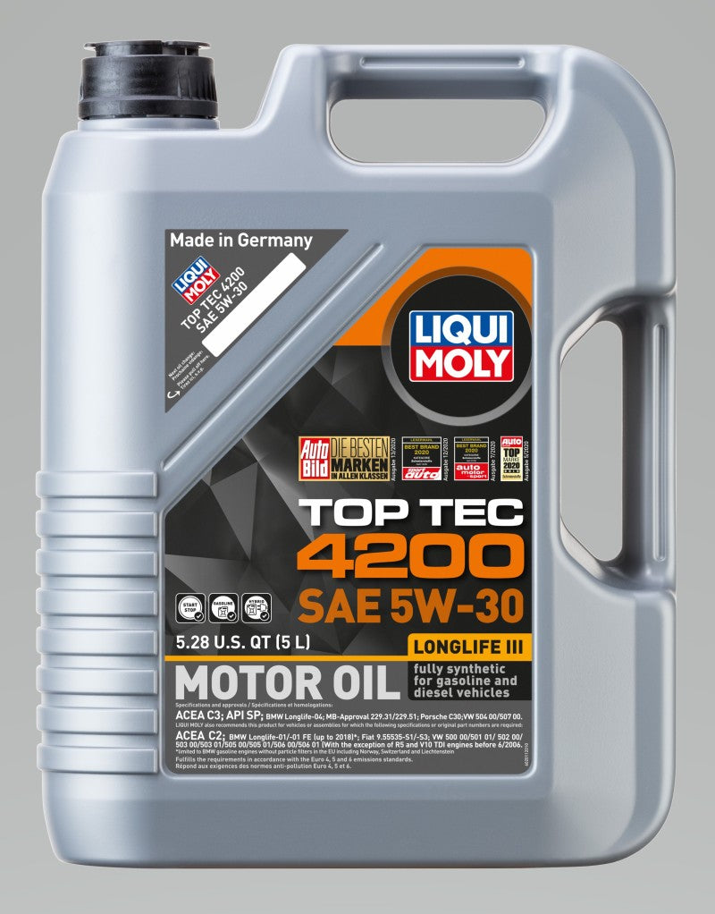 LIQUI MOLY 5L Top Tec 4200 Motor Oil 5W30 LIQUI MOLY