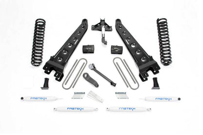 Fabtech 17-21 Ford F250/F350 4WD Diesel 4in Rad Arm Sys w/Coils & Perf Shks - eliteracefab.com