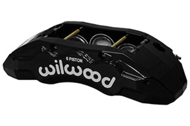 Wilwood Caliper-TX6R- R/H - Black 1.62/1.38/1.38in Pistons 1.38in Disc Wilwood