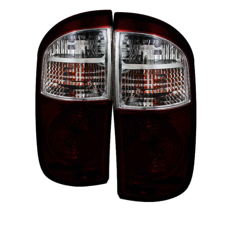 Xtune Toyota Tundra Double Cab 04-06 OEM Style Tail Lights Red Smoked ALT-JH-TTU04-OE-RSM - eliteracefab.com