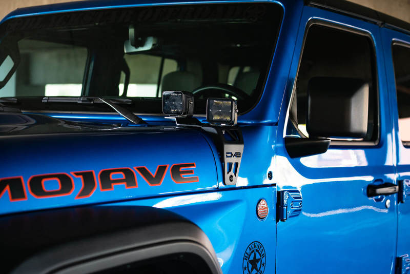 DV8 Offroad 20-22 Jeep JL 392/ Jeep JT Mojave Edition Dual Pod Light Mounts DV8 Offroad