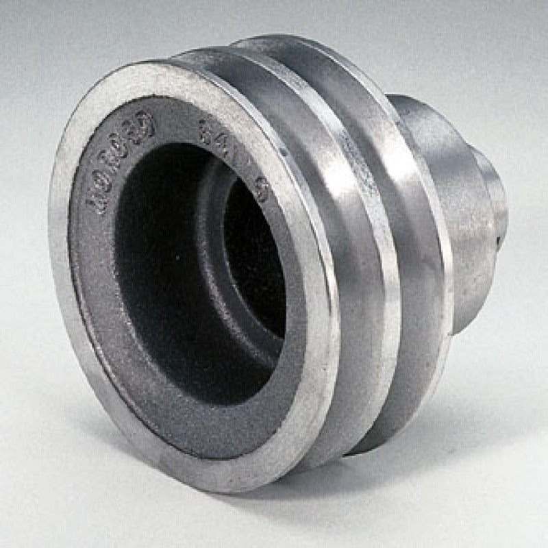 Moroso Chevrolet Small Block (w/Long Pump) Crankshaft Pulley - Double Groove - Cast Aluminum Moroso